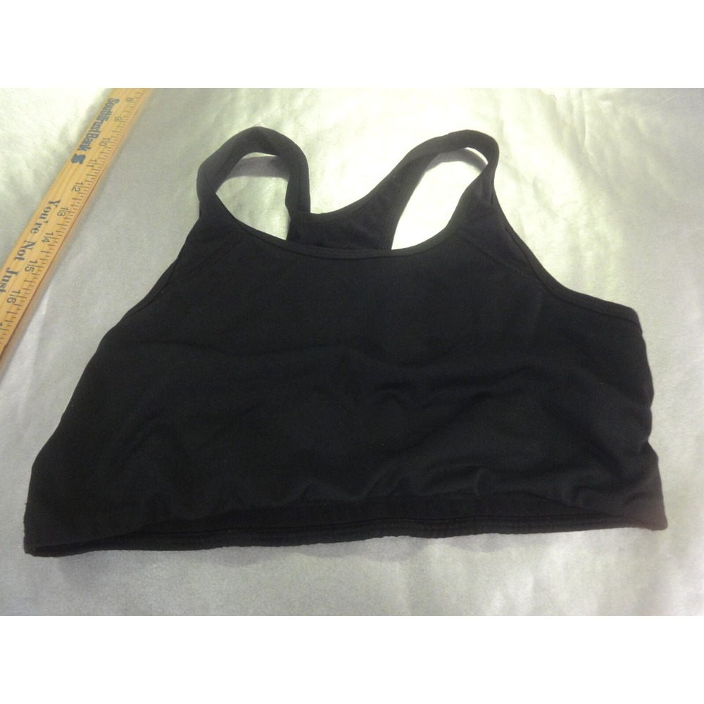 PINK Victorias Secret ULTIMATE Large black sports bra NO WIRES